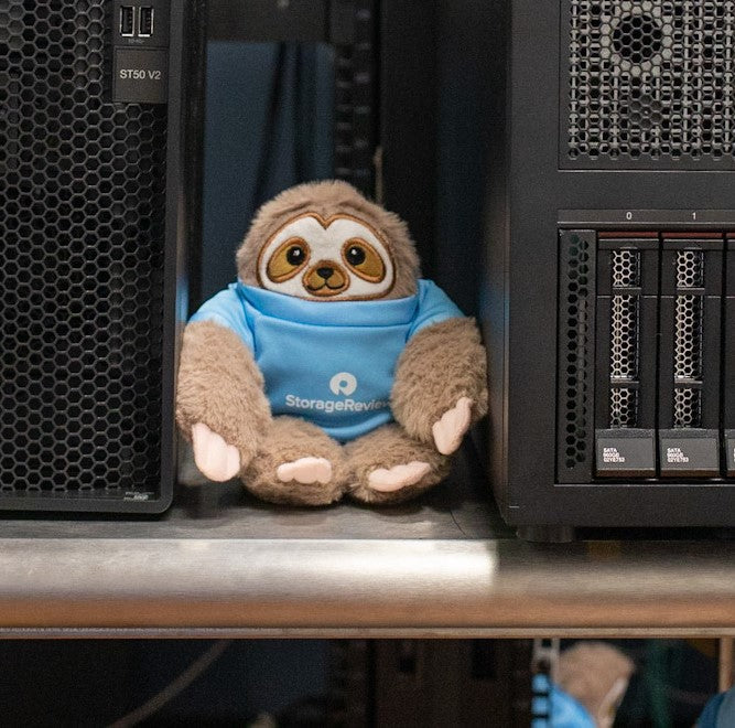 Official Signed StorageReview Sloth